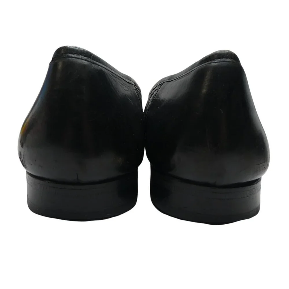 Mezlan‎ Coronado Black Genuine Ostrich Leather Loafers Dress Shoes Mens 13